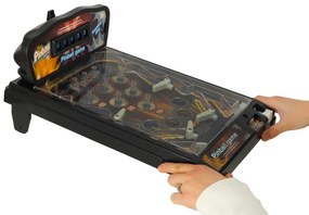 KIK Detský stolný pinball – arkádová hra s flippermi, svetlami a hudbou