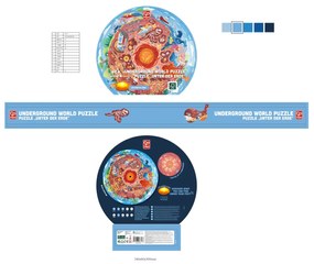 Puzzle - Podzemný svet - 36 ks