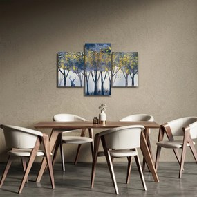 Obraz jeleňa v lese (90x60 cm)