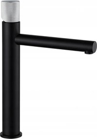 Mexen ELBA One - VYSOKÁ BATERIA UMYVADLOVÁ, Čierna/Chróm, 74111-77