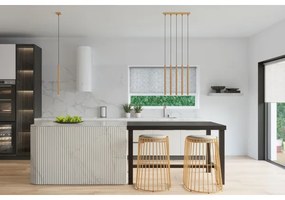 Sollux SL.1170 - Luster na lanku PASTELO 1xG9/8W/230V zlatá