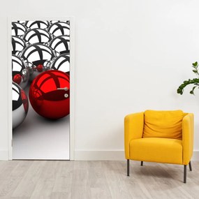 Fototapeta na dvere - Lesklé gule (95x205cm)