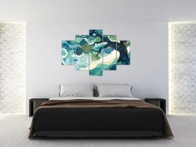 Obraz – Zelená koruna stromu života (150x105 cm)