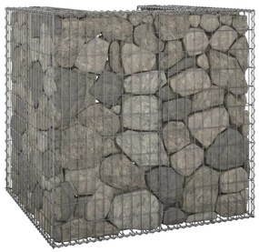 Gabiónová stena na odpadkový kôš, oceľ 110x100x110 cm