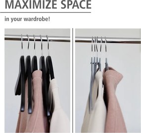 Kovové vešiaky v súprave 20 ks Alessia – Wenko