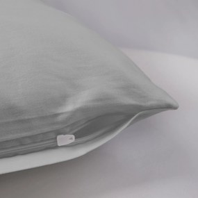 SATÉNOVÁ OBLIEČKA NA VANKÚŠ 50X70CM SIVÁ
