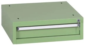 Závesný dielenský box na náradie k pracovným stolom do dielne GL, 1 zásuvka, 565 x 580 x 180 mm