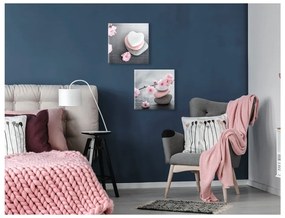 Obraz Styler Glasspik Spa &amp; Zen Heart Stone, 30 × 30 cm