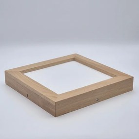Brilagi-LED Stmievateľné svietidlo WOODY FRAME LED/24W/230V dub 30x30 cm IP44 + DO