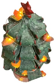 Christmas Tree metal lamp orient LED gemstone Karneol 34*17