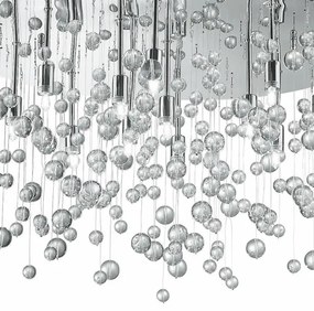 Ideal Lux - LED Stropné svietidlo 12xG9/3W/230V pr. 63 cm chróm