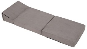 Skladacie kreslo/matrac PELOS, sivá