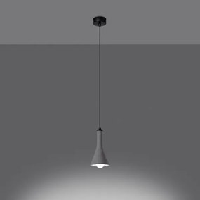 Sollux SL.1223 - Luster na lanku REA 1xE14/12W/230V betón