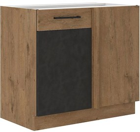 Skrinka do kuchyne VIGO grafit mat 90ND 1F BB