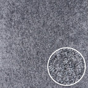 Metrážny koberec Bali 075, na mieru, šíře 4m, šedá, filc, detská izba, Condor Carpets