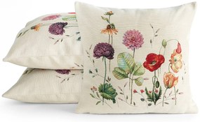 GOBELÍNOVÁ DEKORAČNÁ OBLIEČKA NA VANKÚŠ NAT 45X45 CM VZOROVANÁ