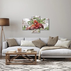 Obraz - Plameniaky (90x60 cm)