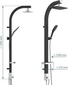 Eisl Sanitär Sprchový komplet Madagaskar 60060