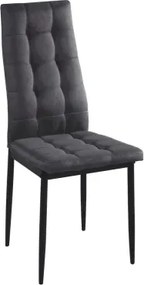 Jedálenská stolička Douglas, tmavo šedá%