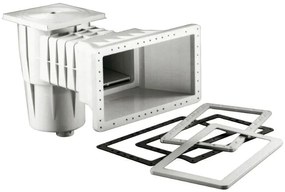 Krytka+ rám bazénového skimmera KRIPSOL 237 x 237 mm