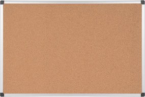 Korková nástenka, 1200 x 900 mm, eloxovaný rám