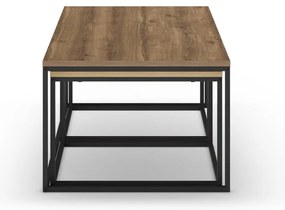 Konferenčné stolíky v súprave 3 ks v prírodnej farbe 60x110 cm Camelia – Marckeric