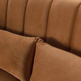 Pohovka Meriva Velvet caramel pre 2 osoby