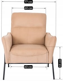 Kreslo ERNESTO bežová