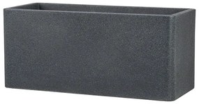 Scheurich Dlhý kvetináč Cube Box (žula/čierna, 60 cm)  (100349940)