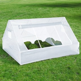 Garden Line Malý biely záhradný skleník/foliovník 180 x 140 x V94 cm
