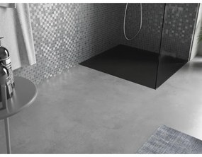 Mexen Amon, SMC obdĺžniková sprchová vanička 100 x 90 cm, čierna, 4F709010