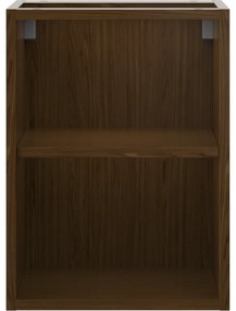 Mexen Box-A, otvorená skrinka s policou 35 cm, orech, 91AX2-0350-470-0-86