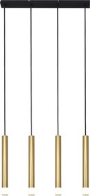 Zuma Line P241125804GD - Luster na lanku VELIC 4xG9/5W/230V zlatý