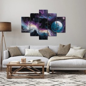 Obraz - Maľovaný vesmír (150x105 cm)