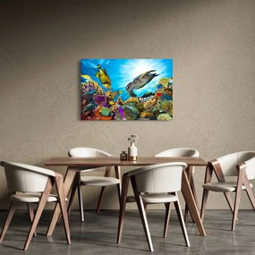 Obraz koralového útesu (90x60 cm)