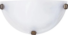 Rabalux ALABASTRO 3003 nástenné svietidlo 1x60W | E27 | IP20 - biely alabaster