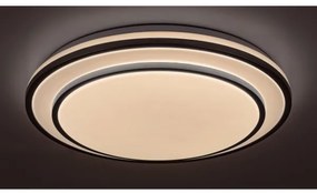 Rabalux 2131 - LED stmievateľné stropné svietidlo LUPITA LED/40W/230V strieborné + diaľkové ovládanie