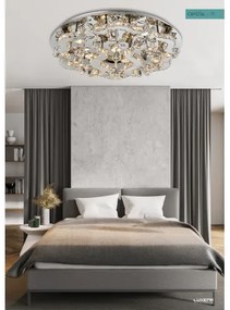 LED krištáľová strop lampa LUXERA 62409 ARAMEA Ø60