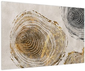 Obraz - Abstrakcia kmeňov (90x60 cm)