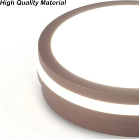 Brilagi - LED vonkajšie svietidlo s pohybovým senzorom BENE LED/24W/230V pr. 26 cm hnedé IP54