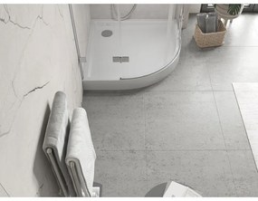 Mexen Flow+, štvrťkruhová sprchová vanička 90 x 90 cm, biela lesklá, 46Q109090H