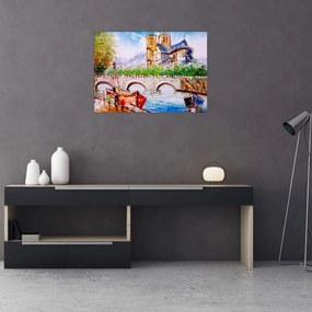 Obraz - Olejomaľba mesta (70x50 cm)