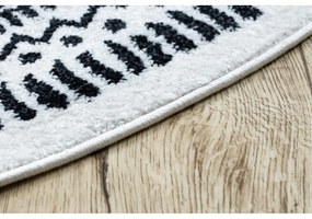 Kusový koberec Matto krémovo sivý kruh 120cm
