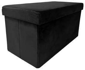 Skládací taburet PERFECT DUO 60x30 cm černý