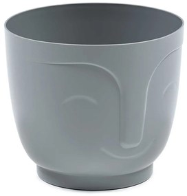Kvetináč ZOE 14 cm sivý