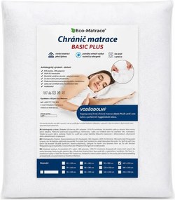 ECOMATRACE Nepremokavý chránič matraca Basic Plus Rozmery 160x200