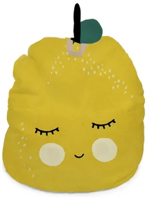 Žltý detský sedací vak Lemon - Little Nice Things