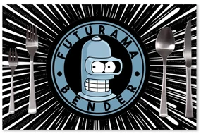 Sablio Prestieranie Futurama Bender Vesmír: 40x30cm
