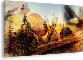 Obraz - Šamanský motív (90x60 cm)