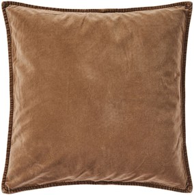 Ib Laursen Zamatový poťah na vankúš Camel 52 × 52 cm